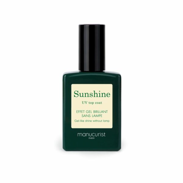 Vernis Sunshine Top Coat Manucurist Green Le nez Voyageur Ile de Re